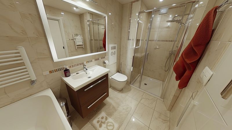 Bathroom with Floating Vanity and Modern Fixtures